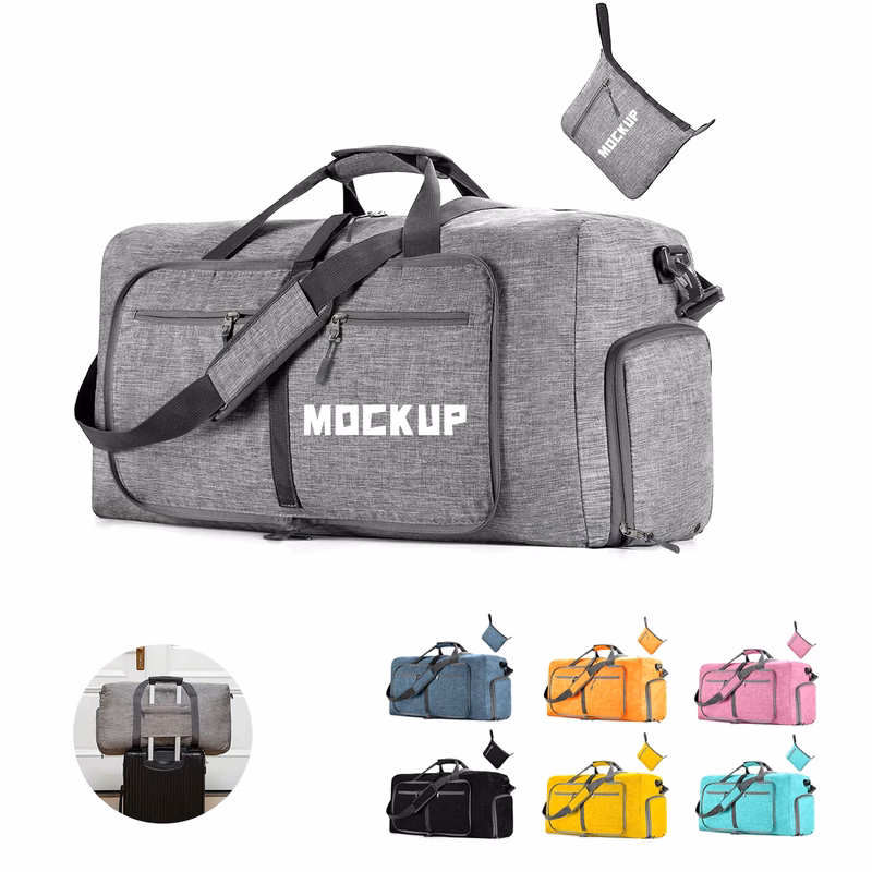 65L Foldable Travel Duffle Bag MOQ 100 PCS
