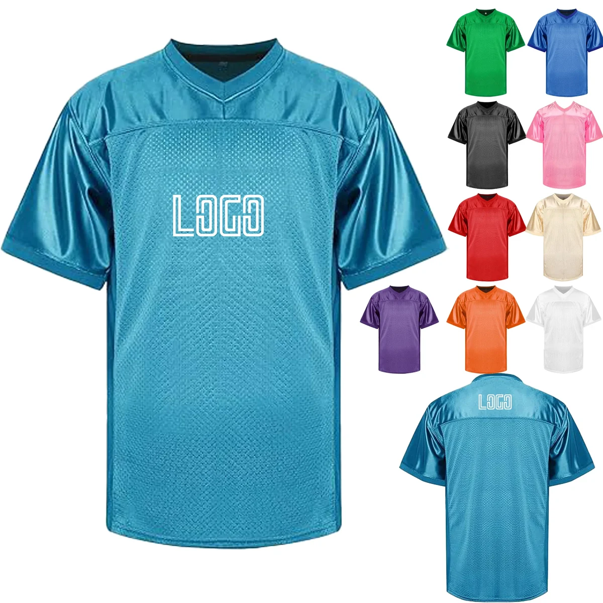MOQ 20 Football Jersey Mesh Sports Team Shirt 1