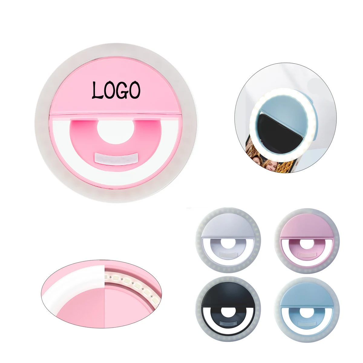 Round Clip Selfie Fill Light 1
