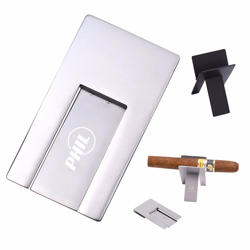Foldable Stainless Steel Cigar Holder