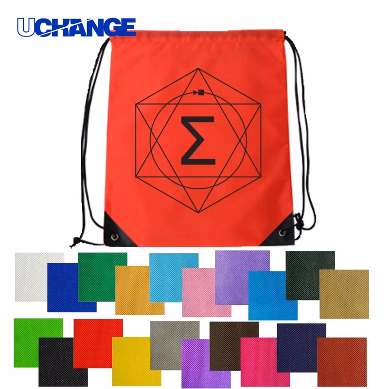 Polyester Outdoor Waterproof Drawstring Backpack Organizer