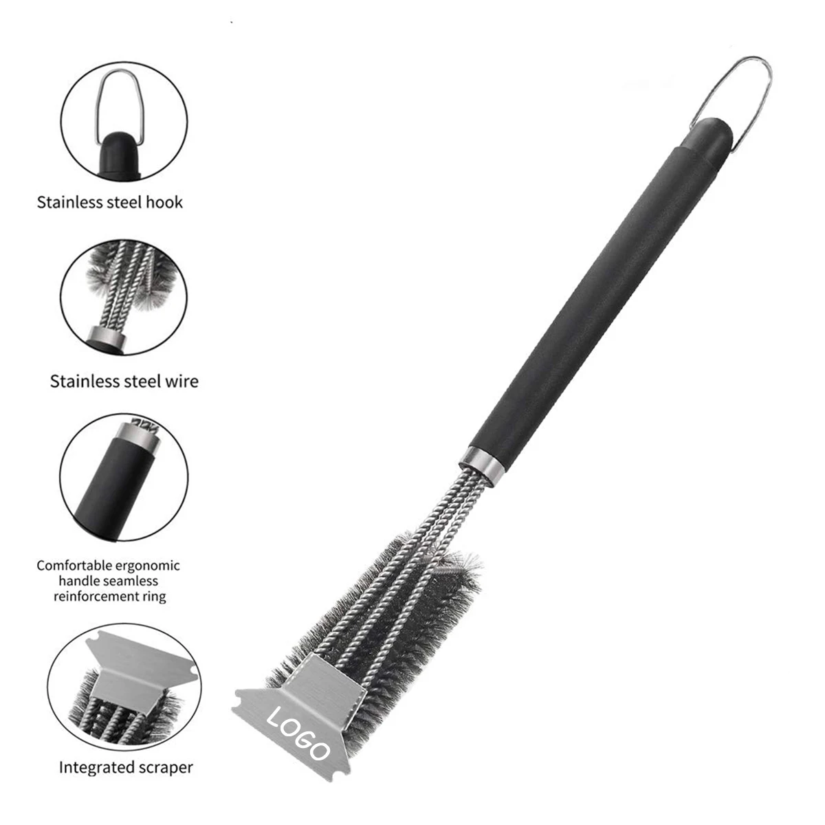 Bbq Grill Brush And Scraper 1