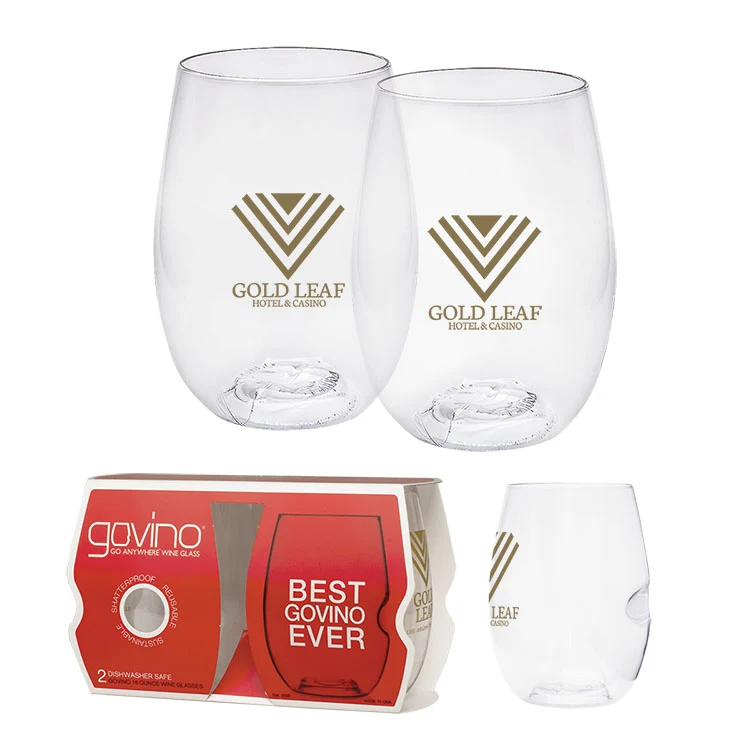 Dishwasher Safe Govino® 16oz Wine Glass 2 Pack 1