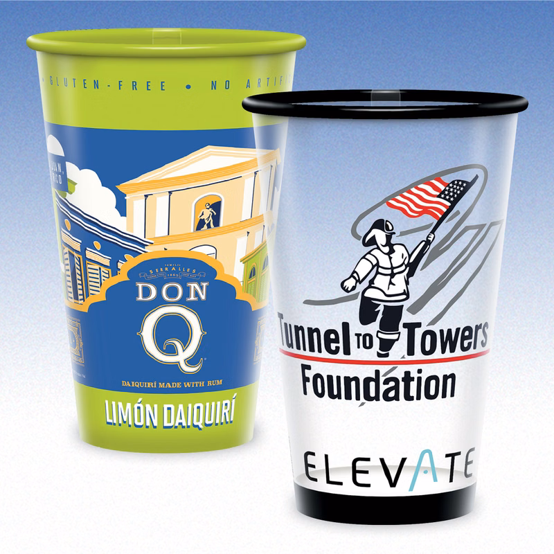 16 oz-Reusable Clear Plastic Cups