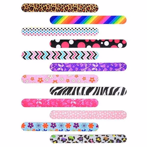 Double Sided Colorful Nail File Strip