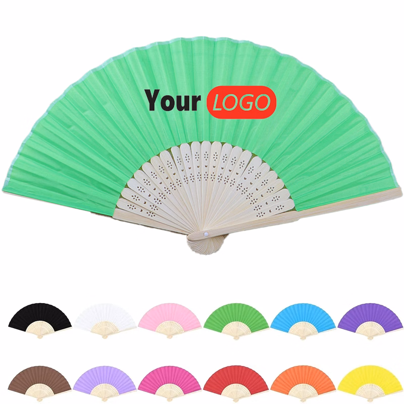 Custom Printed Bamboo Hand Fan
