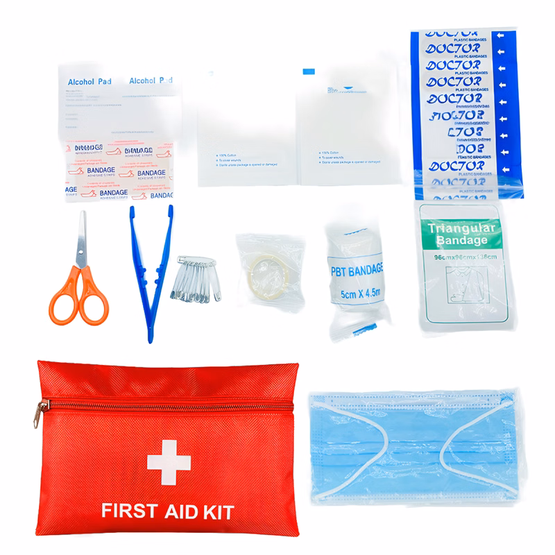 MOQ 50 Portable First Aid Kit for Travel and Outdoor Emergencies
