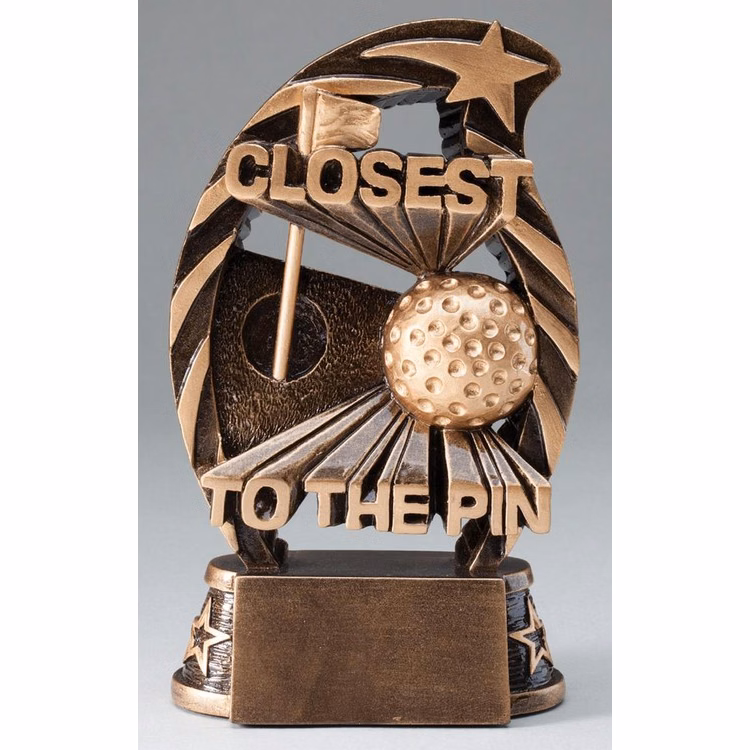 6-1/2" Closest to Pin Golfing Award Resin