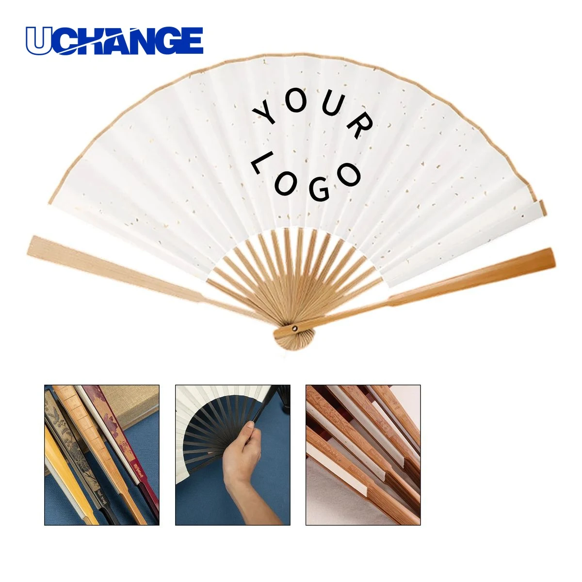 Lightweight Collapsible Paper Hand Fan for Summer Use 1