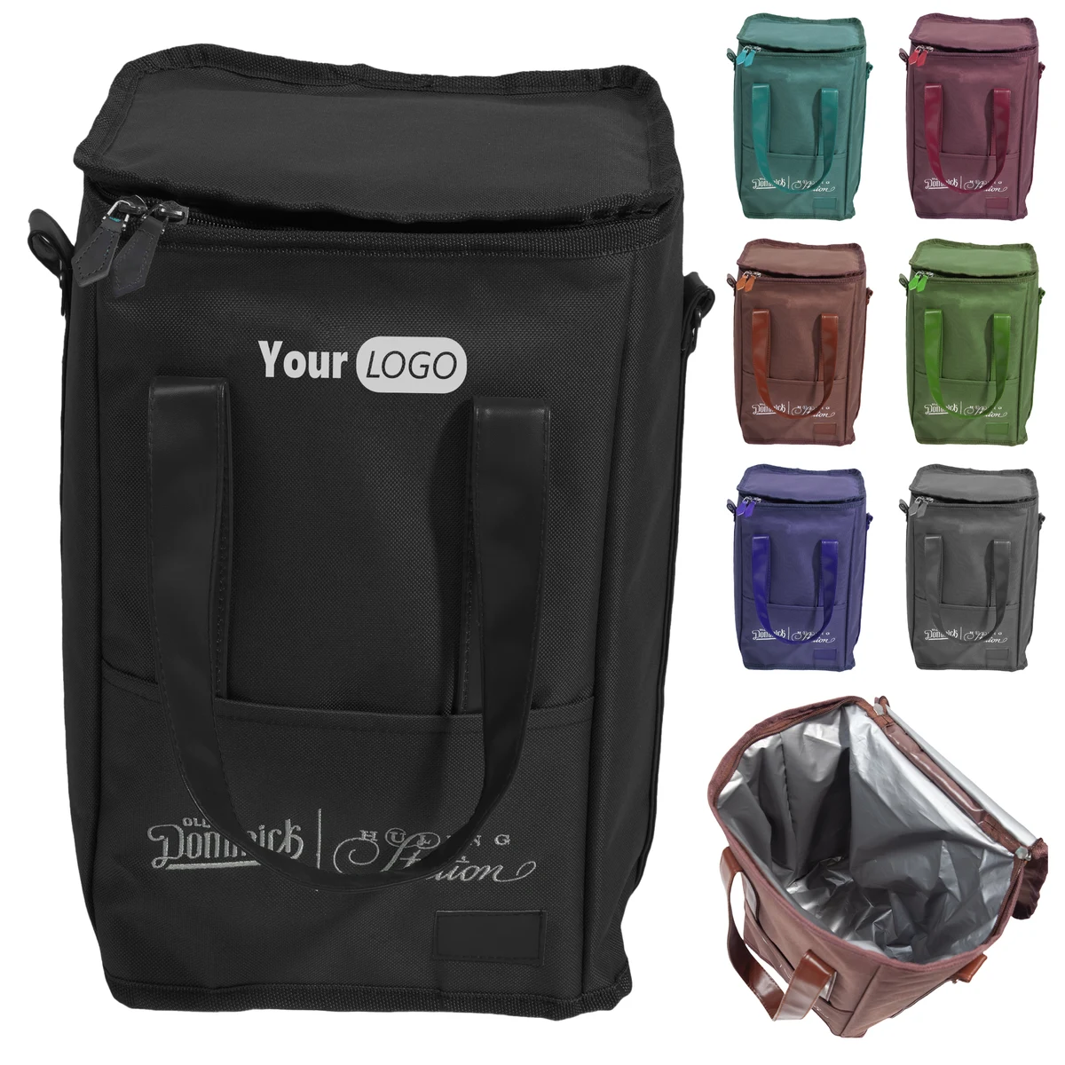 Nylon Stylish Insulated Lunch Bag 1