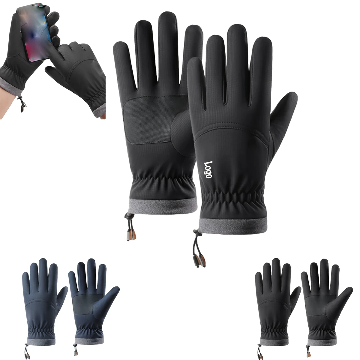 Waterproof TPU Lined Fleece And Thickened Thermal Cycling Gl 1