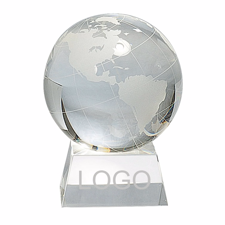 Corporate Optical Crystal Globe Award