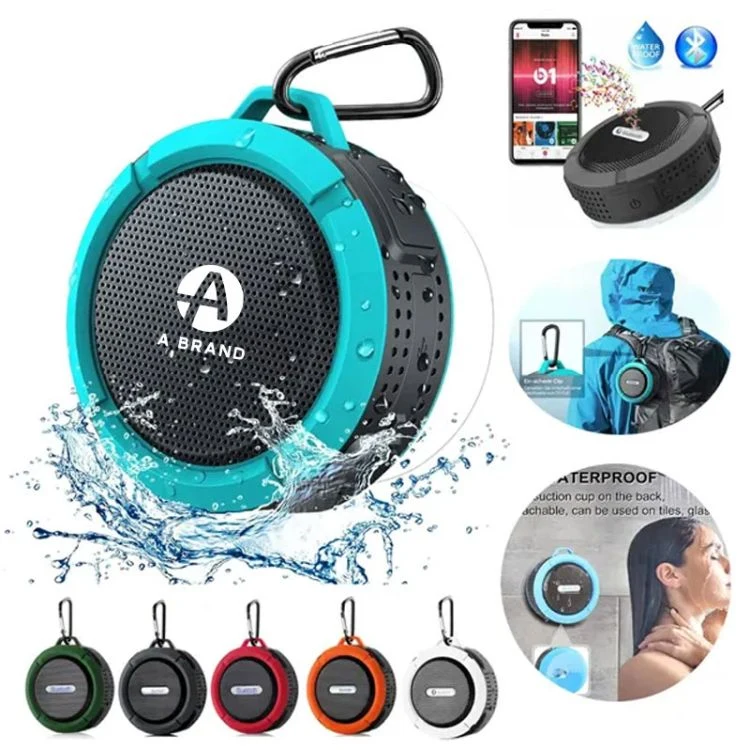 Waterproof Ultra-portable Bluetooth Speaker With Clip 1