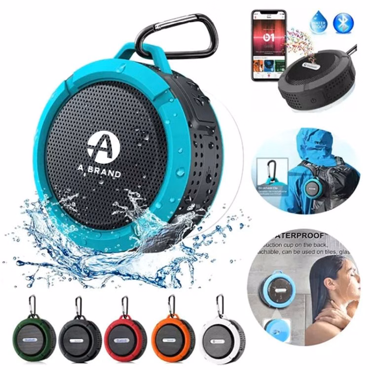 Waterproof Ultra-portable Bluetooth Speaker With Clip