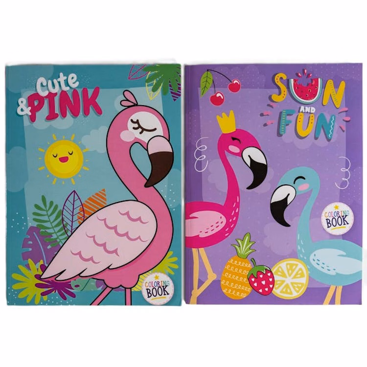 Flamingo Coloring Books - Two Titles