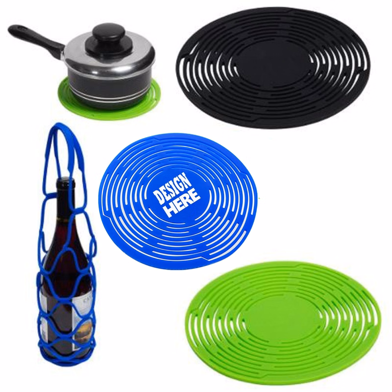 Multi Functional Silicone Mat Wine Bottle Carrier
