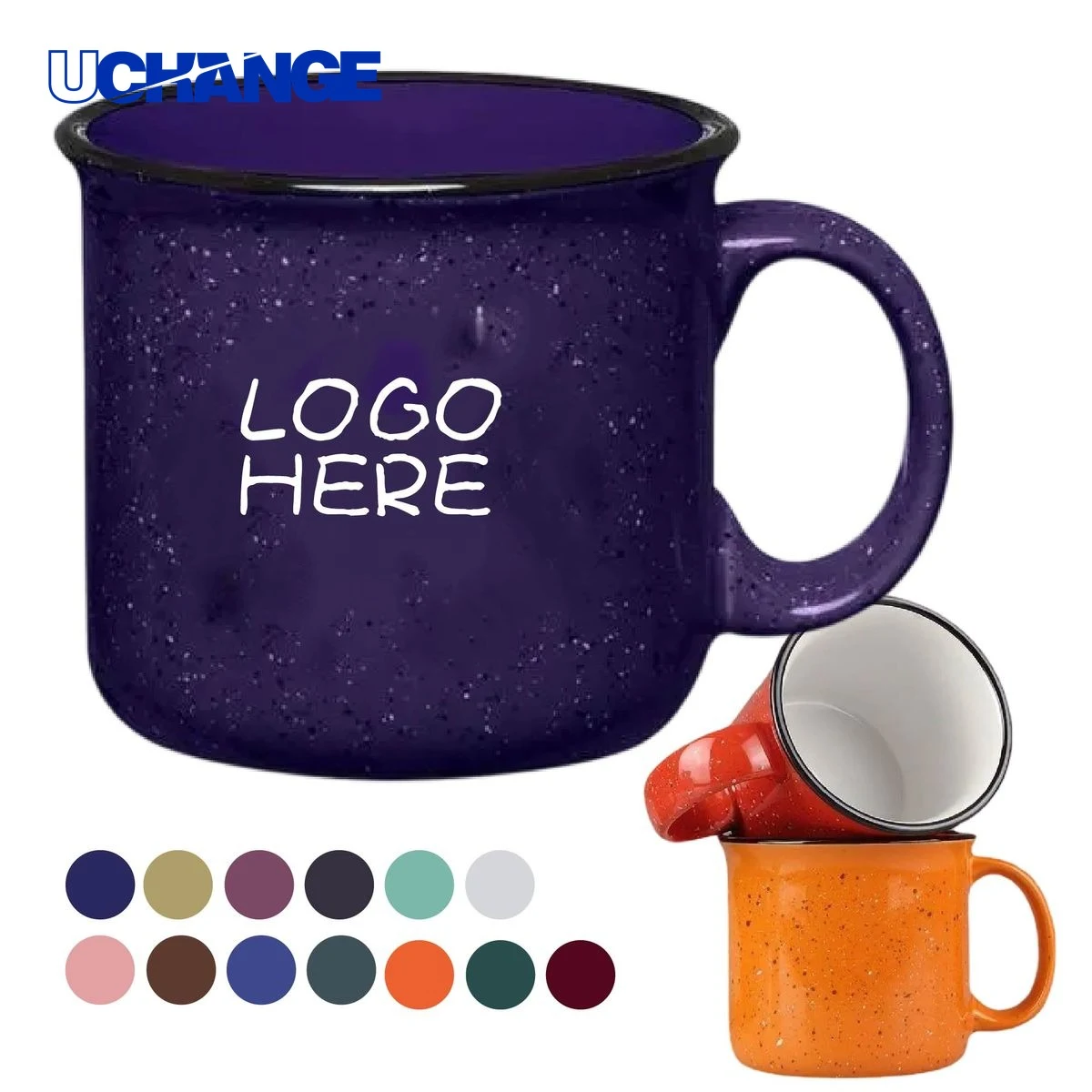 White Campfire Mug Container (15 Oz.) 1