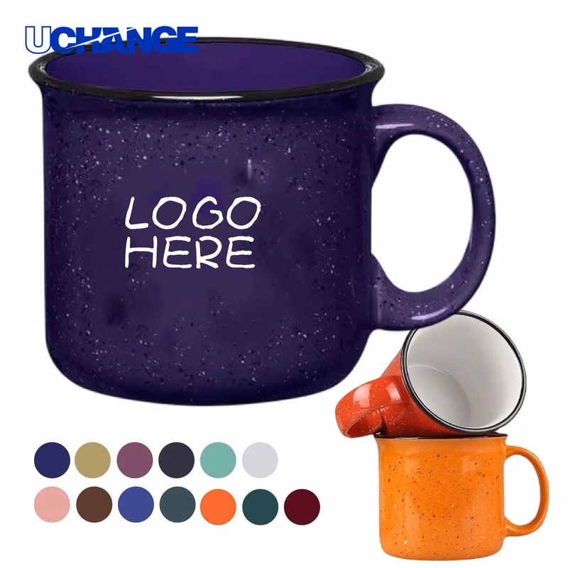 White Campfire Mug Container (15 Oz.)