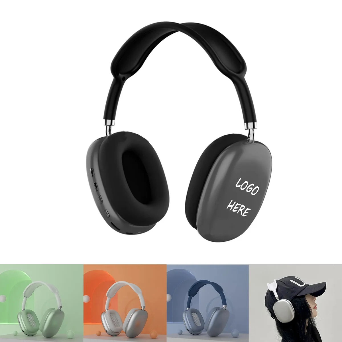 Wireless ,Over-Ear Bluetooth Adjustable Headphones 1