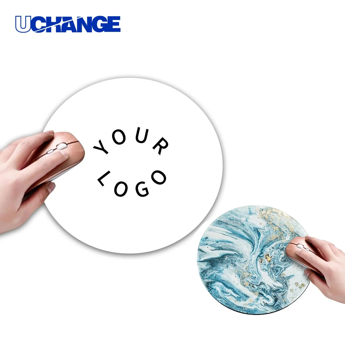 Portable Round Mouse Pad Mat for School or Clinic Use 1