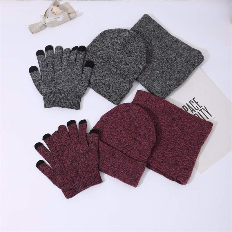Beanie Hat Scarf and Glove Set