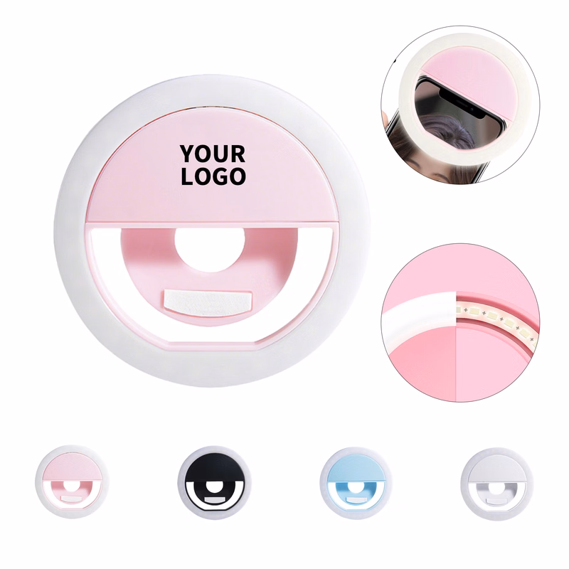Rechargeable Clip On Selfie Ring Light