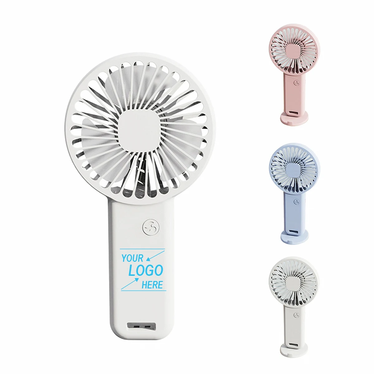 Handheld Mini Fan with Phone Holder 1