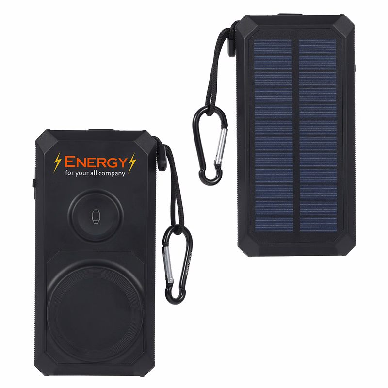 Array 15000mAh 20W Magnetic Wireless Power Bank with Solar Panel, Watch Charger & Retractable Cable