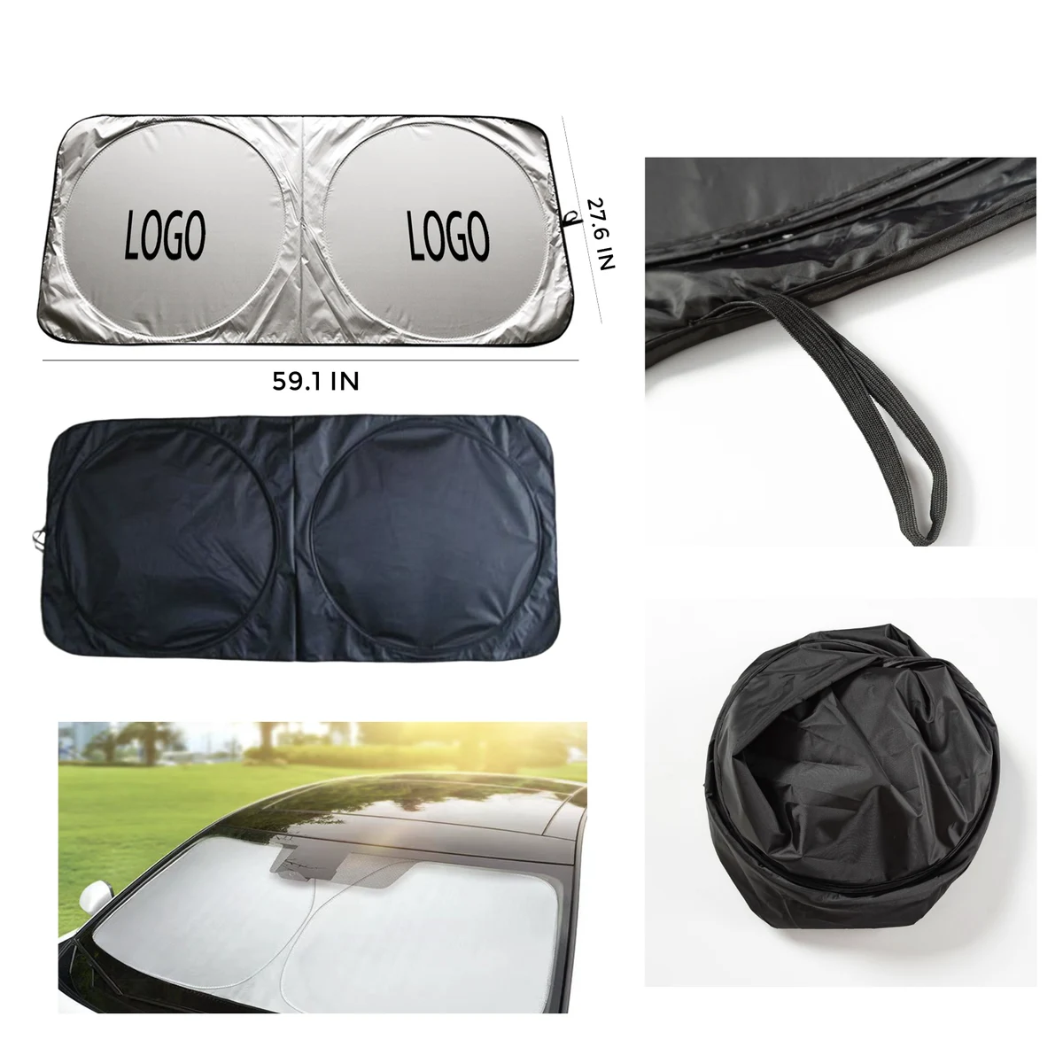 MOQ 10 PCS Convenient Car Sun Visor 1
