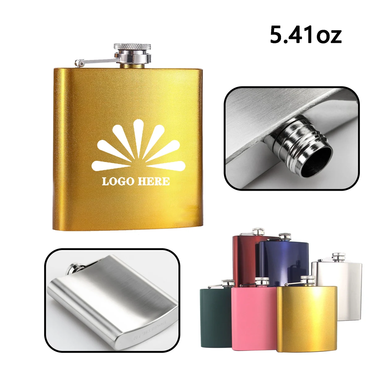 Portable Stainless Steel Liquor Flask 1