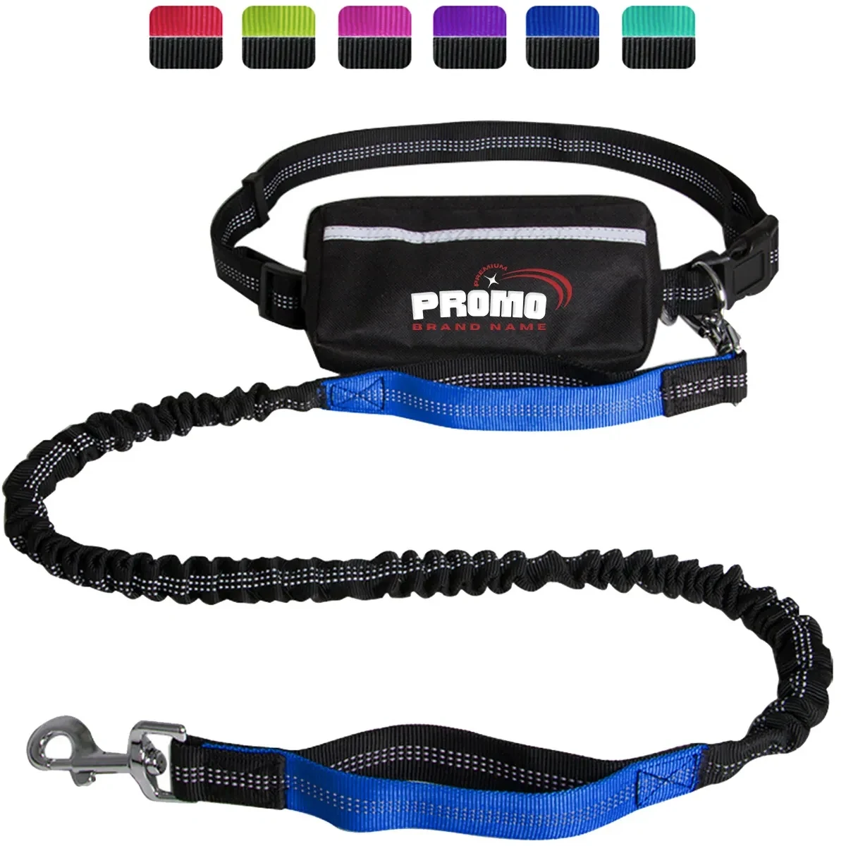HandsFree Waist Pack Dog Leash With Adjustable Belt 1