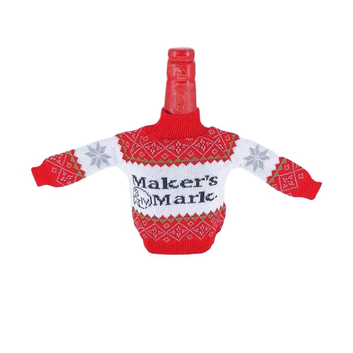 Christmas Wine Bottle Cover 1
