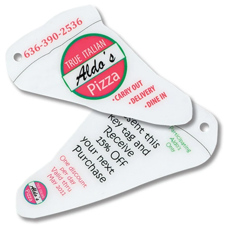 Pizza Slice Key Tag 1