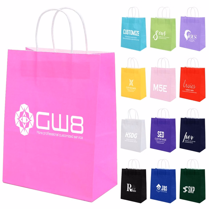 Colorful Tote Kraft Bag