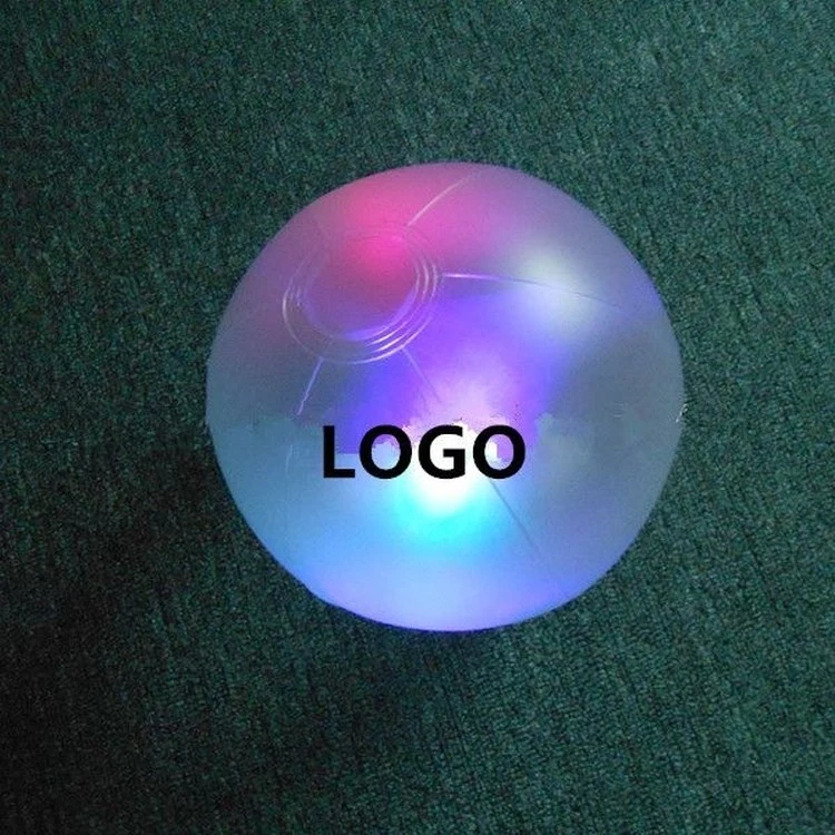 LED Beach Ball/ Light Up Inflatable Beach Ball/ Summer Pool 1