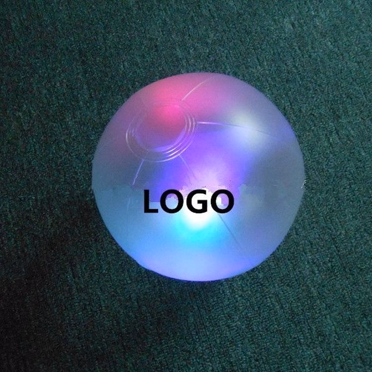 LED Beach Ball/ Light Up Inflatable Beach Ball/ Summer Pool
