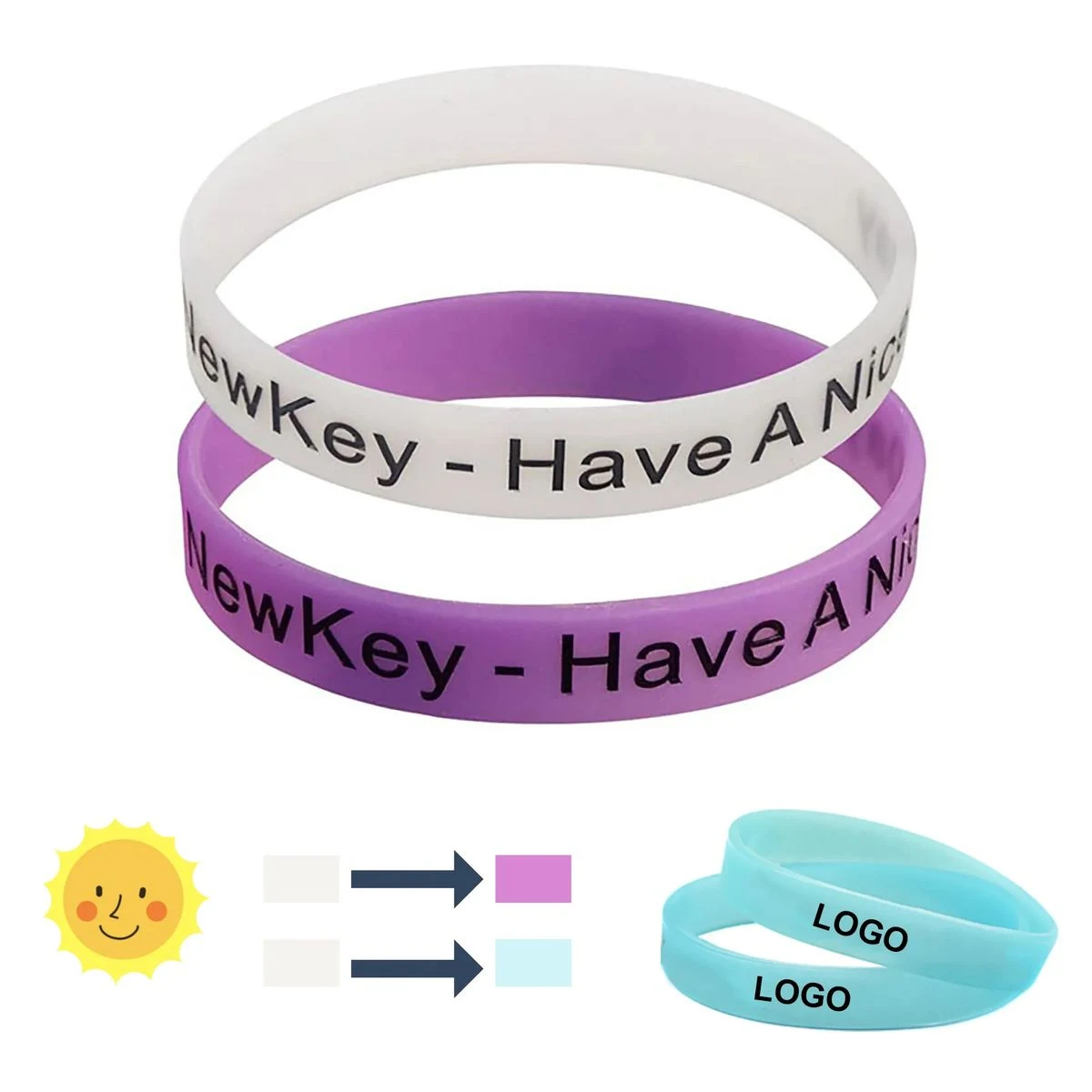 UV Silicone Color-Changed Wristband 1