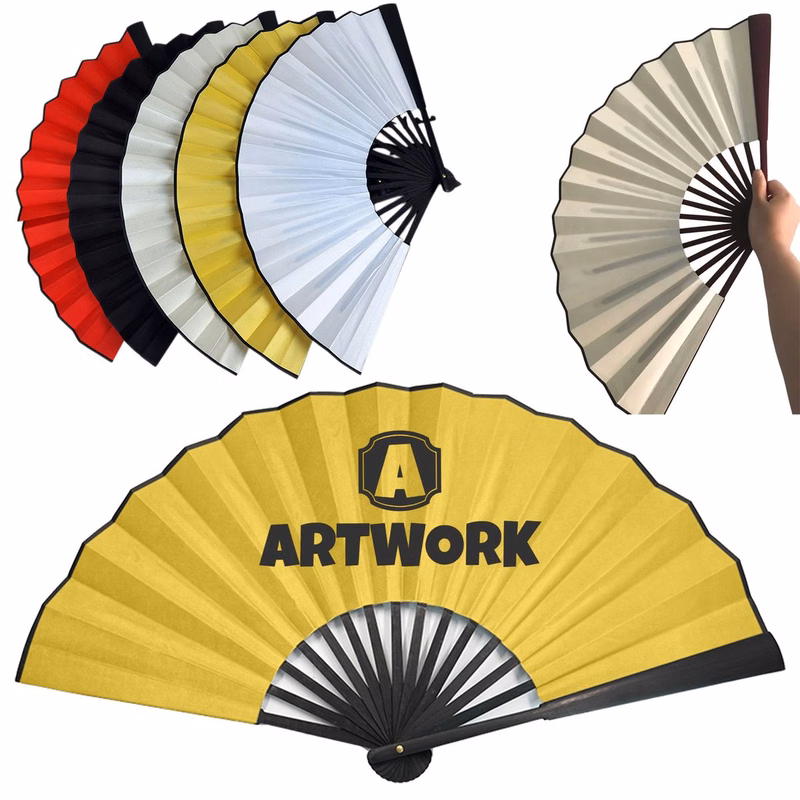 Handheld Fabric Folding Fan