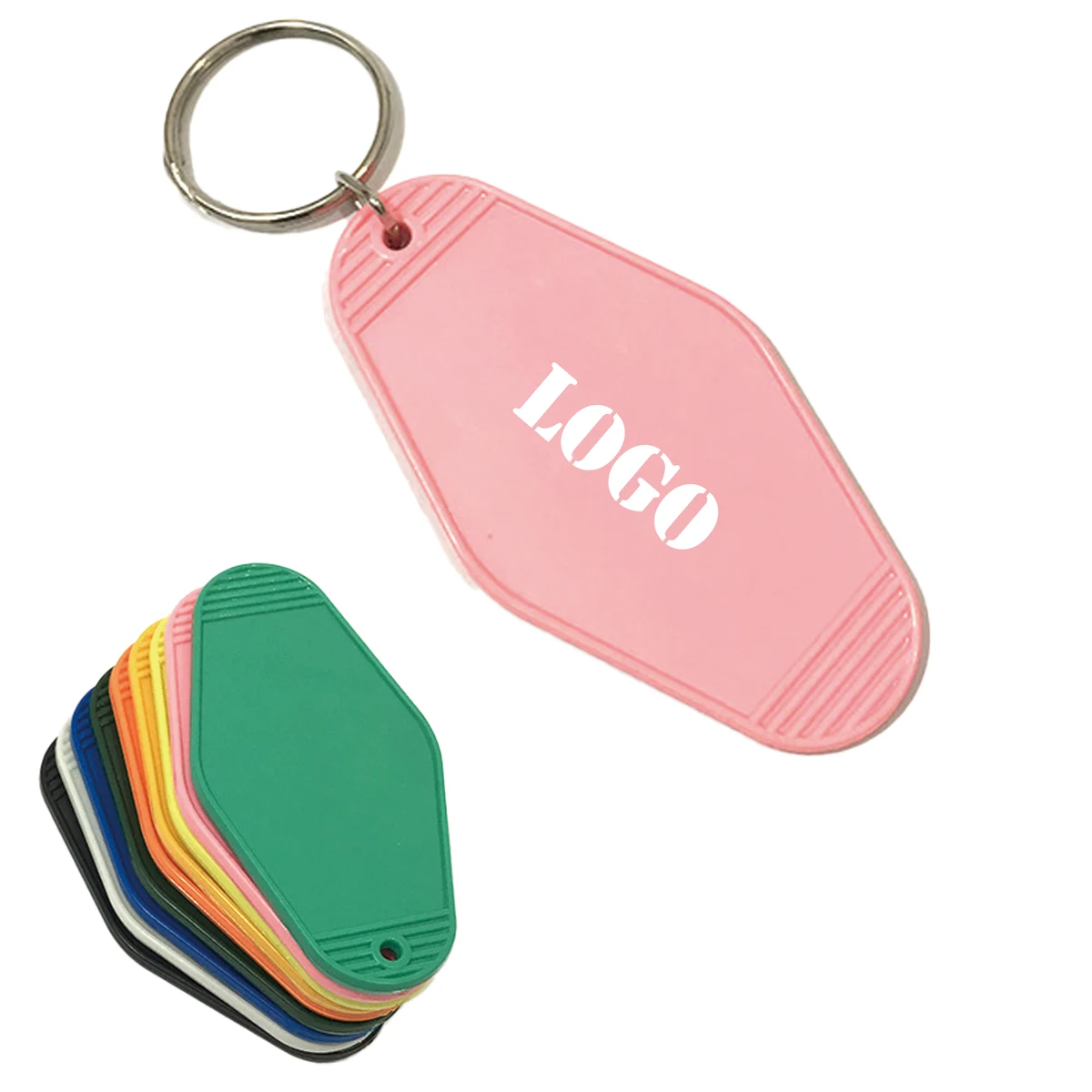 Vintage Plastic Hotel Keychain 1