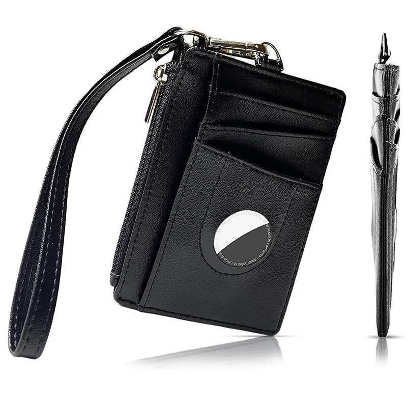 RFID Blocking Slim Zipper Wallet With Tag Pack 1