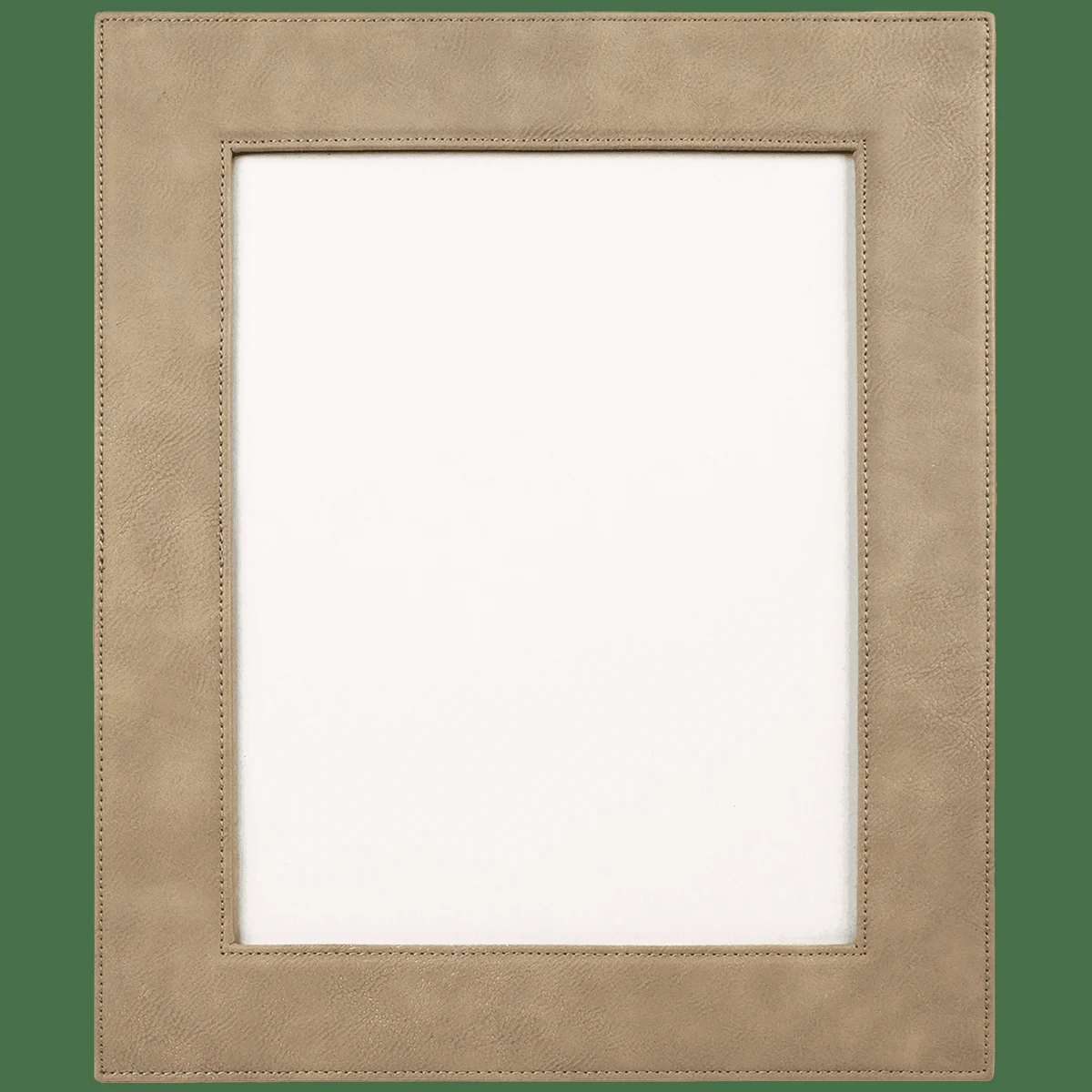 8"X 10" Light Brown Leatherette Picture Frame 1