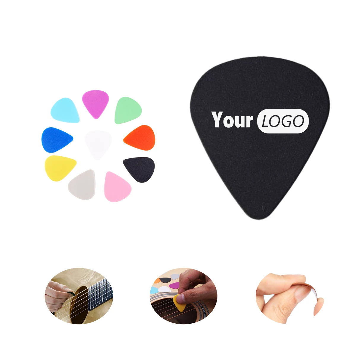 1.2 Inch Durable ABS Guitar Pick 1