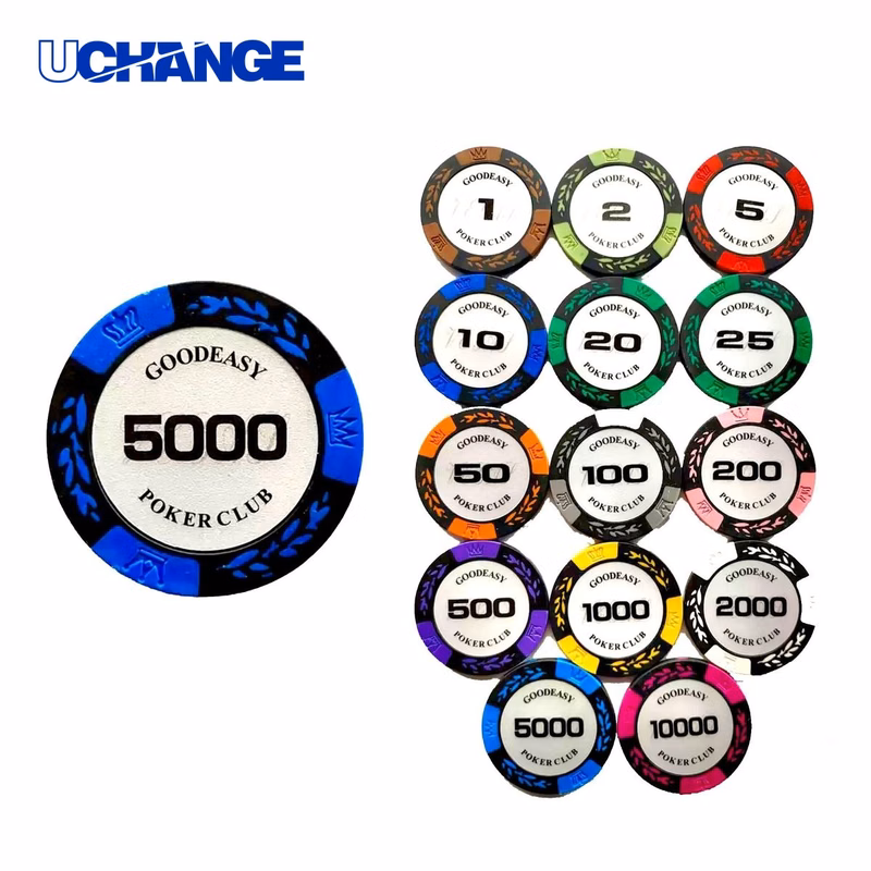 Professional Clay Poker Chips for Games