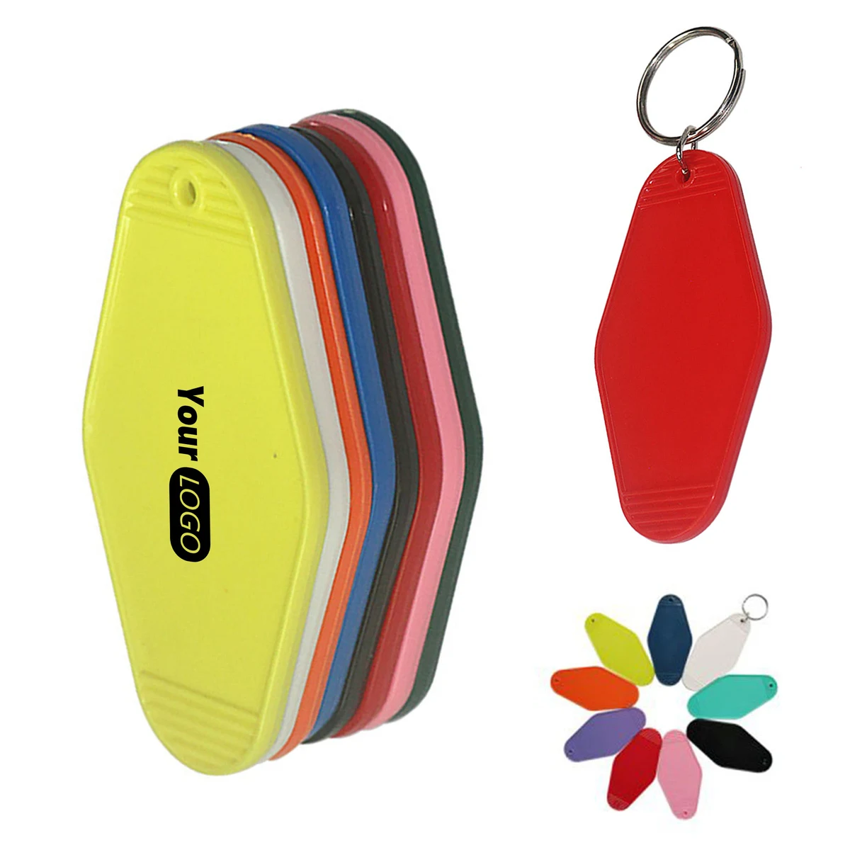 Plastic Durable Hotel Key Tag 1