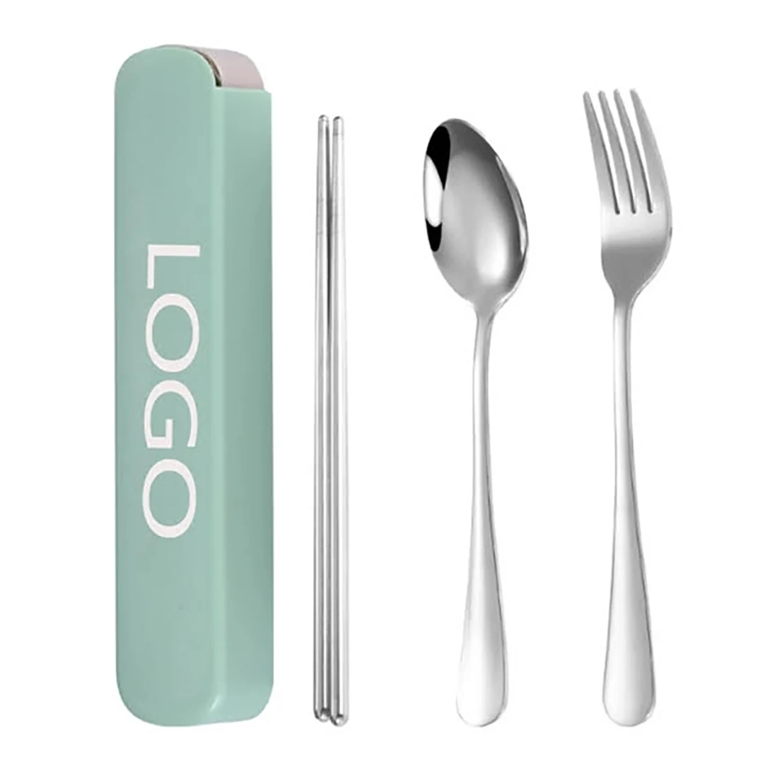 Stainless Steel Cutlery Set with Portable Case 1