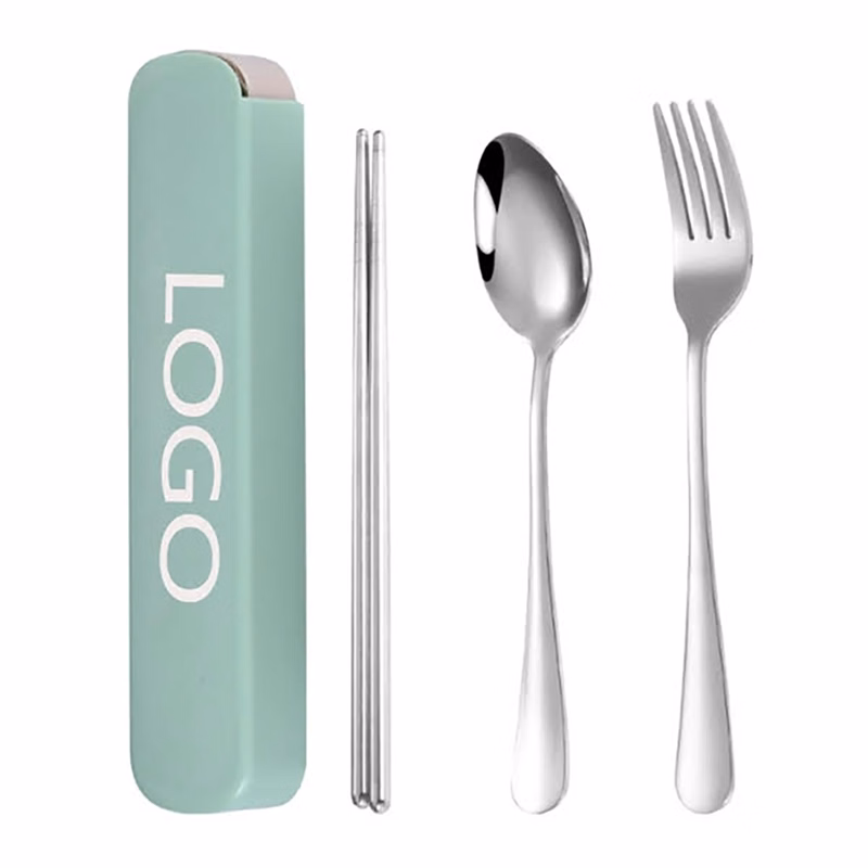 Stainless Steel Cutlery Set with Portable Case
