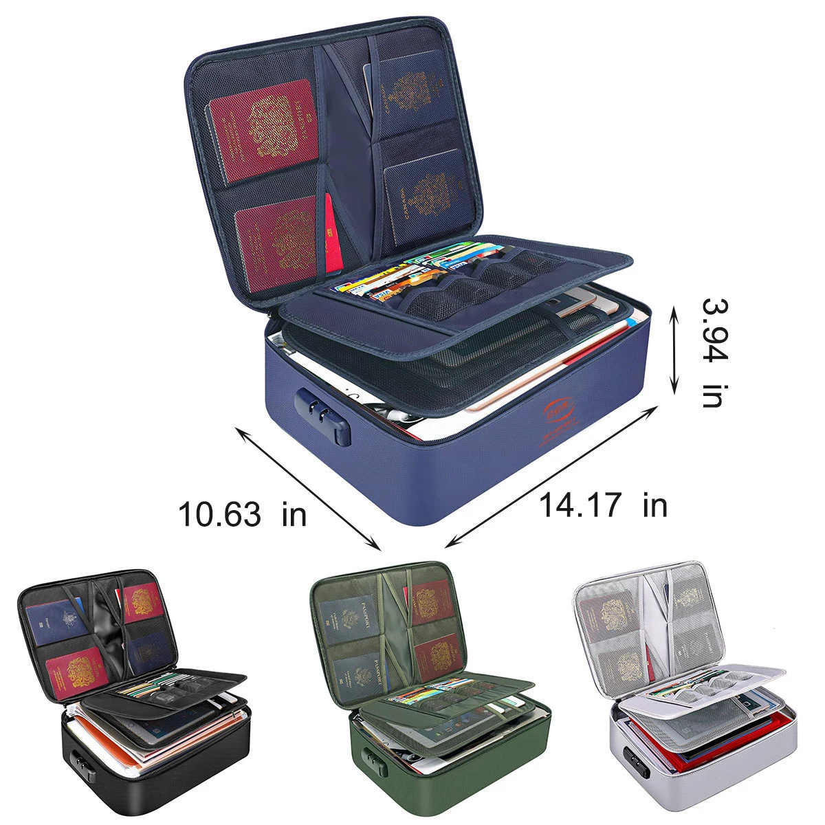 Portable Fireproof Document Bag 1
