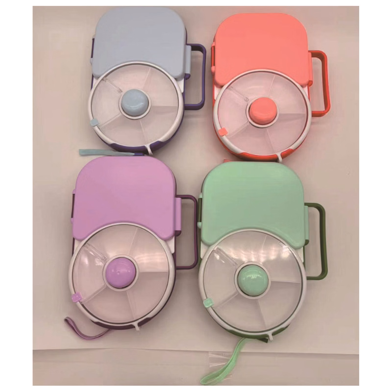 Portable Rotating Lunch Box Fruit Tray