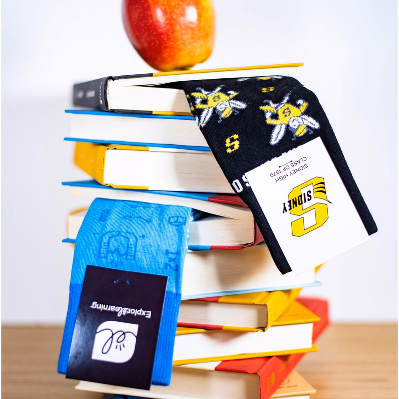 Teacher Appreciation Socks - Thank Educators with Comfy Feet - American Made