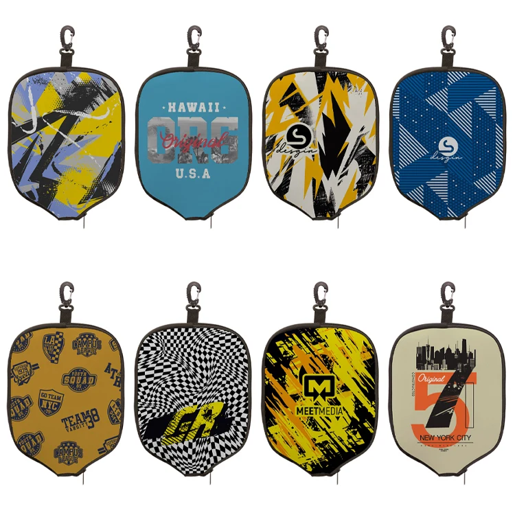 Sublimated Neoprene Pickleball Paddle Cover 1